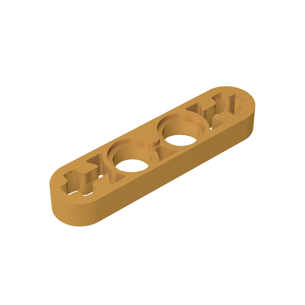 Gobricks GDS-690 Technical Liftarm Thin 1 x 4 with Axle Holes | Compatible Building B lifestyle view