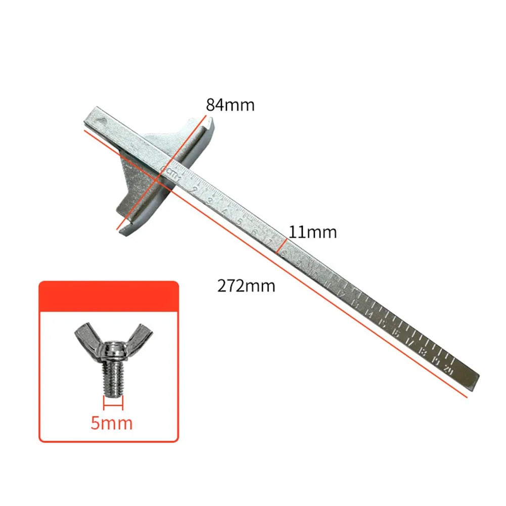 Circular Saw Guide Edge Guide With Scale | Precision Cutting Tool for Cordless Saws additional angle