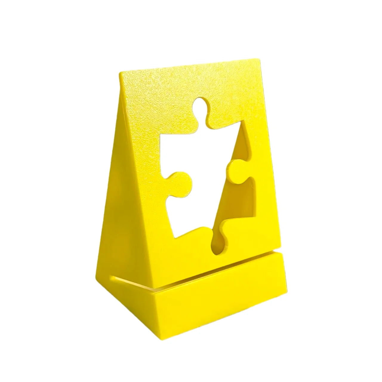 1pc Puzzle Poster Box Cover Display Stand | Durable Plastic Collectible Display close-up view