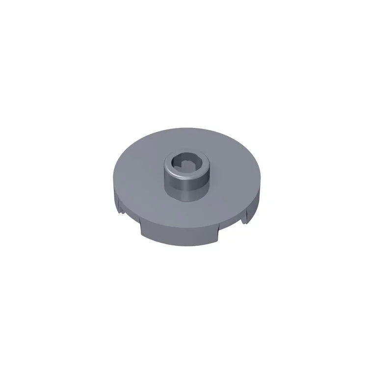 Gobricks GDS-1041 Tile Round 2x2 with Open Stud | Compatible Building Block for DIY additional angle