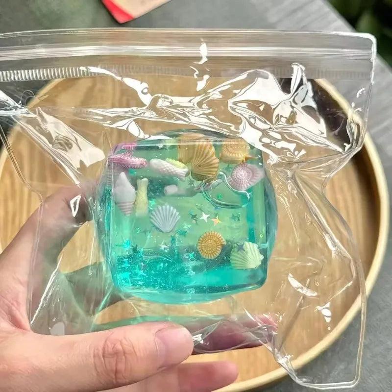 2026 Adults Squishy Ocean Blocks Stress Balls | Autism Sensory Toys for Anxiety Relie lifestyle view