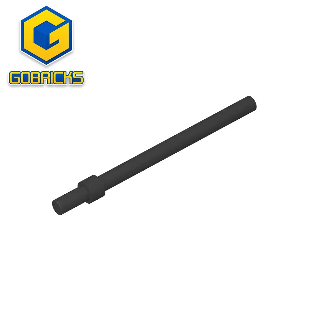 Gobricks GDS-905 Bar 6L with Stop Ring | Technical Building Block Piece Compatible with Lego 63965