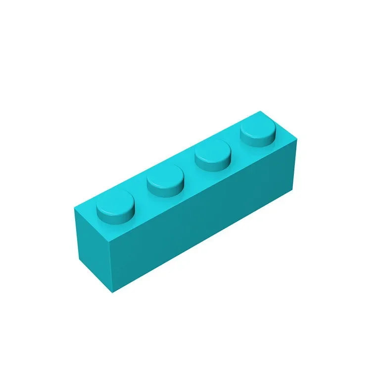Gobricks GDS-534 Brick 1 x 4 without Bottom Tubes | Compatible Building Block Set lifestyle view