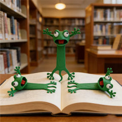 3D Printed 3D Flattened Frog Bookmarks, Office Supplies, Book Accessories,Stationery Bookmarks,Essen