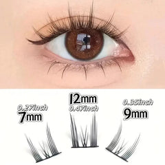 10 Rows 60 Clusters DIY Eyelash Extension Kit | Cartoon Mink Style Individual Lashes detail view