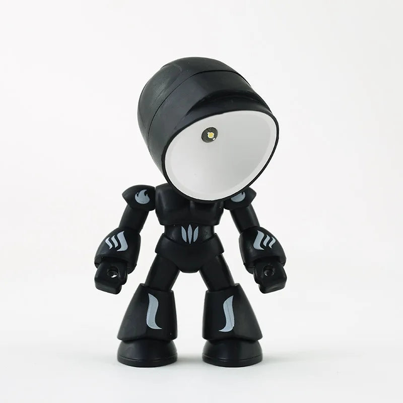 Mini Night Light LED Cartoon Hero Police Desktop Lamp | Cute Bedroom Decor for Kids lifestyle view