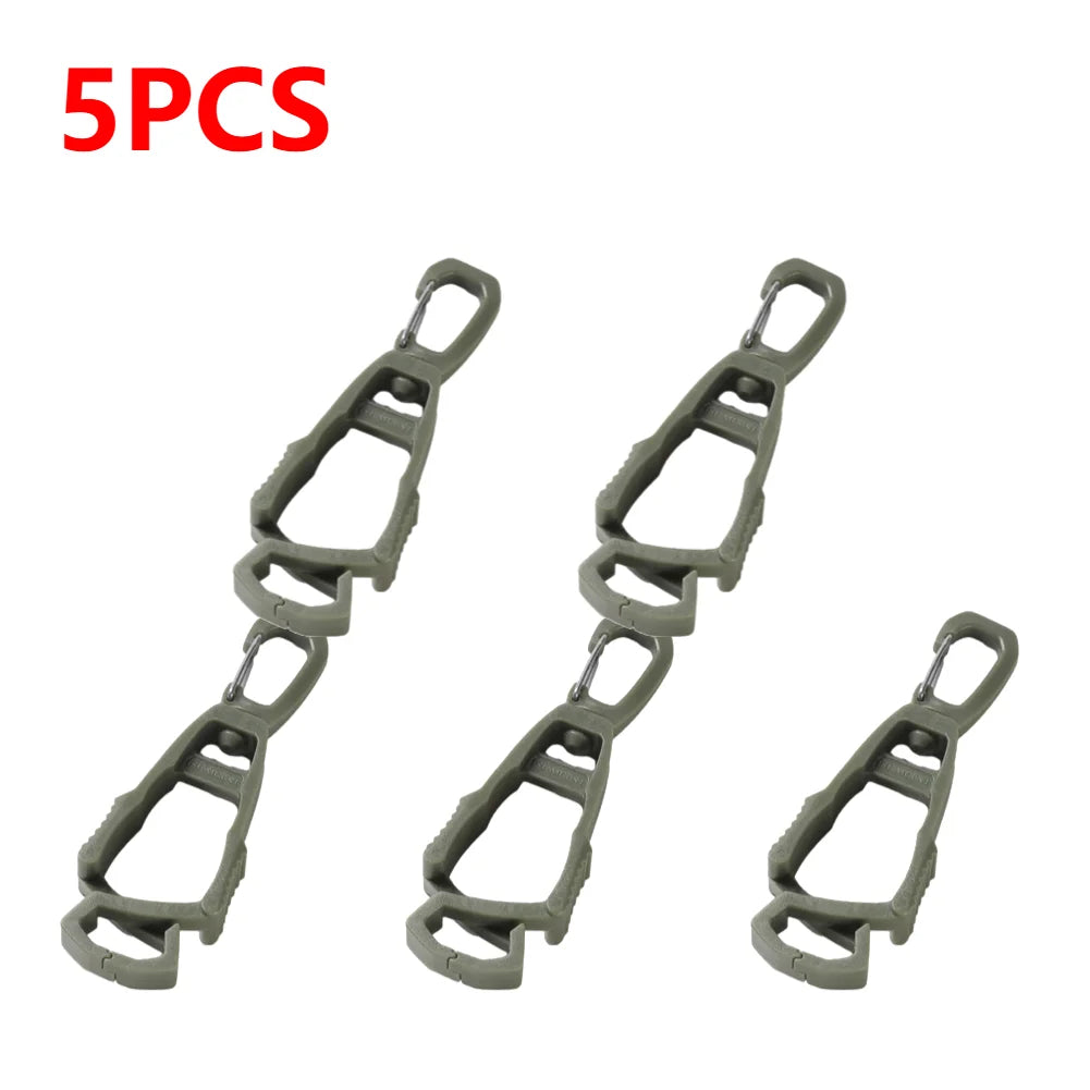 1-10pcs Glove Clips For Work Glove Holders Glove Belt Clip With Hook Portable Work Gl lifestyle view