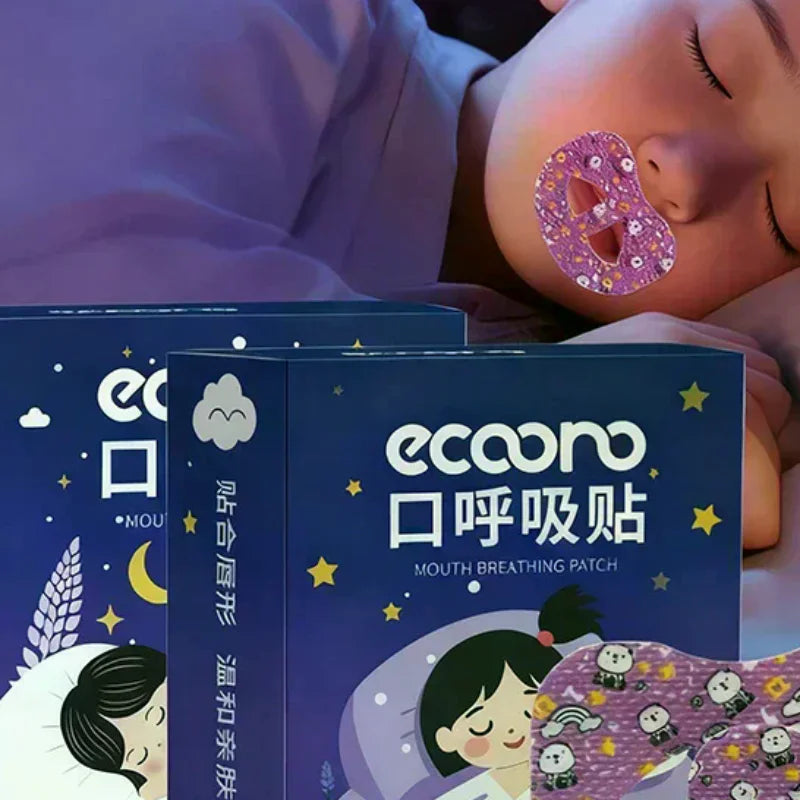 30 PCS Cartoon Anti-Snoring Nose Patch | Sleep Aid Mouth Closure Tape detail view