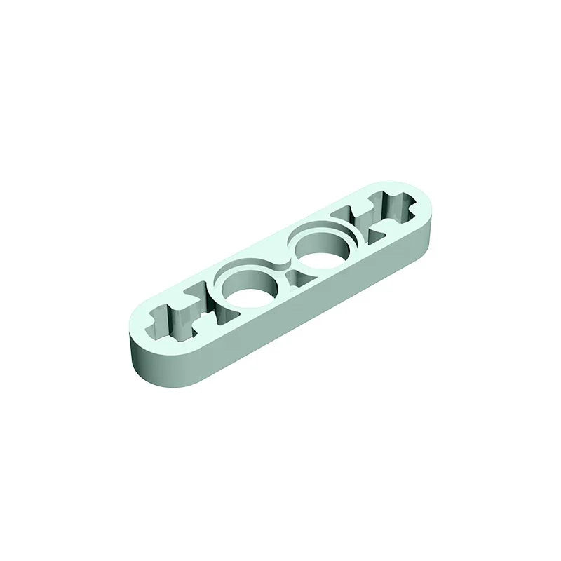 Gobricks GDS-690 Technical Liftarm Thin 1 x 4 with Axle Holes | Compatible Building Bloc detail view