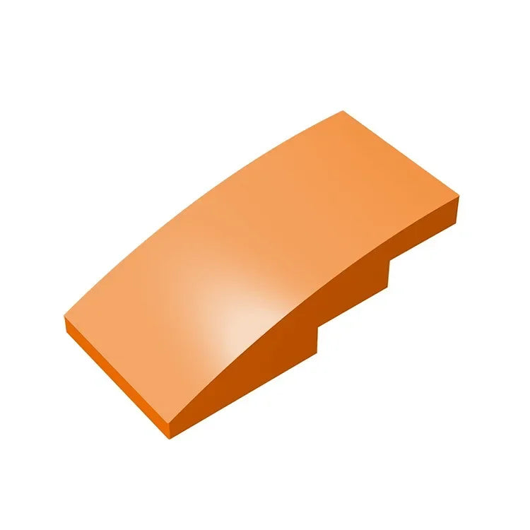 Slope, Curved 4 x 2 Building Block (Gobricks GDS-660) | Compatible with Lego 93606 Pa lifestyle view
