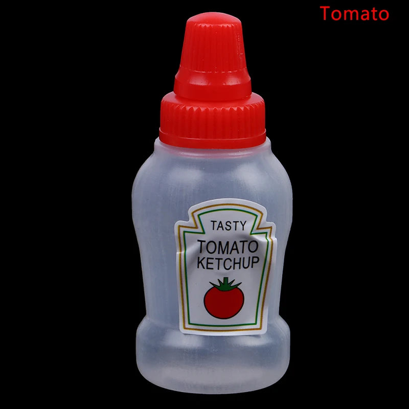 30ml Condiment Squeeze Bottle Silicone Salad Dressing Container Tomato Sauce Seasoning S detail view