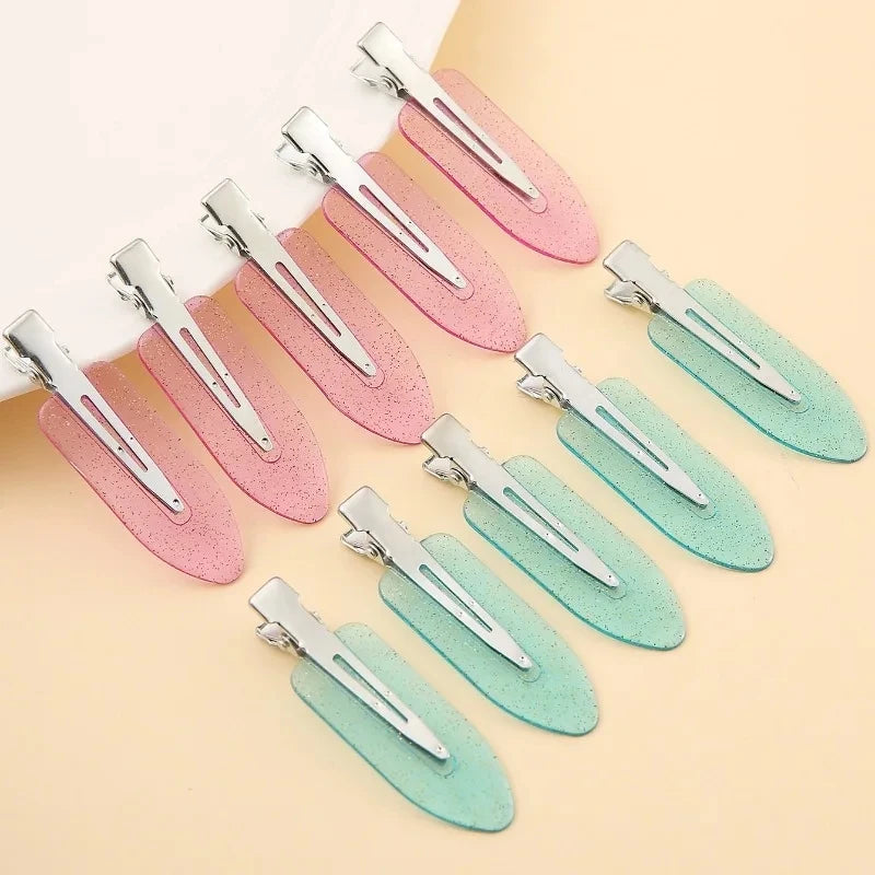 10pcs/set Women Hair Clips Side Bangs Fix FringeBarrette Makeup Tools Female Ladies G lifestyle view