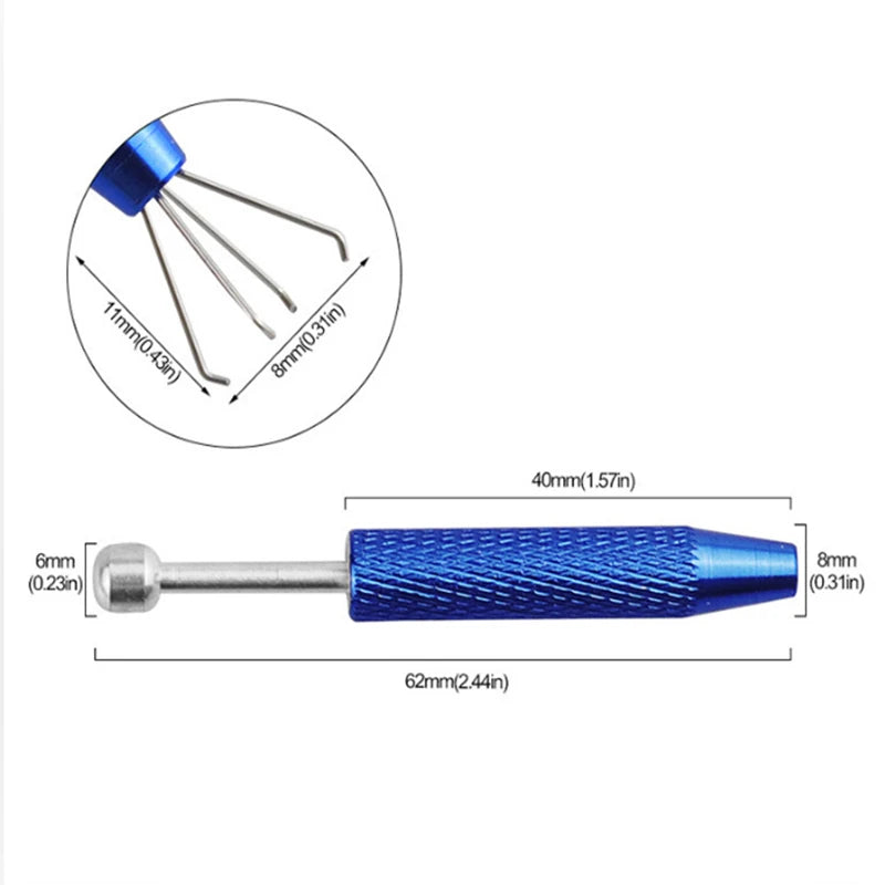 Diamonds Clamp Stainless Steel Texture Jewelry Picking Tool for Jewelry Lovers detail view