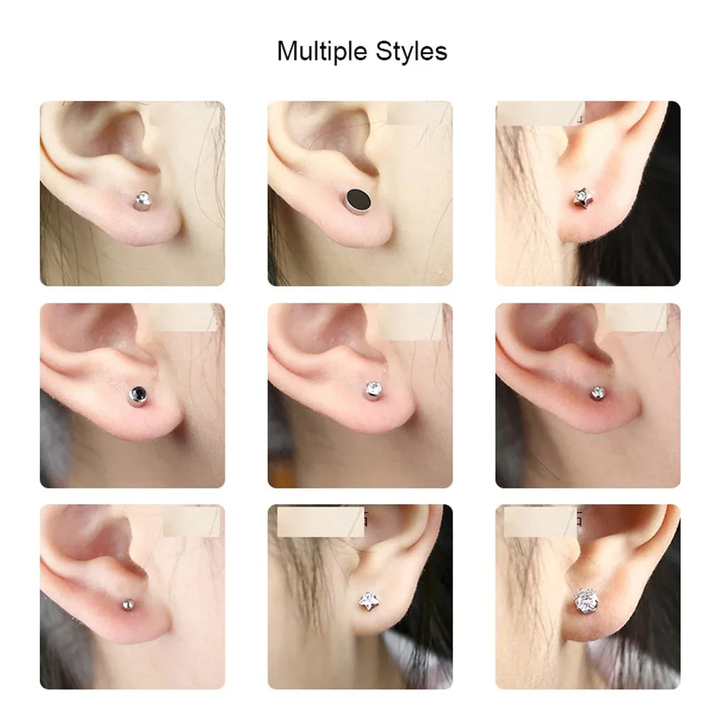 EVISPOL1Pc Disposable Sterile Ear Piercing Kit Cartilage Tragus Helix Piercing Gun No Pa detail view