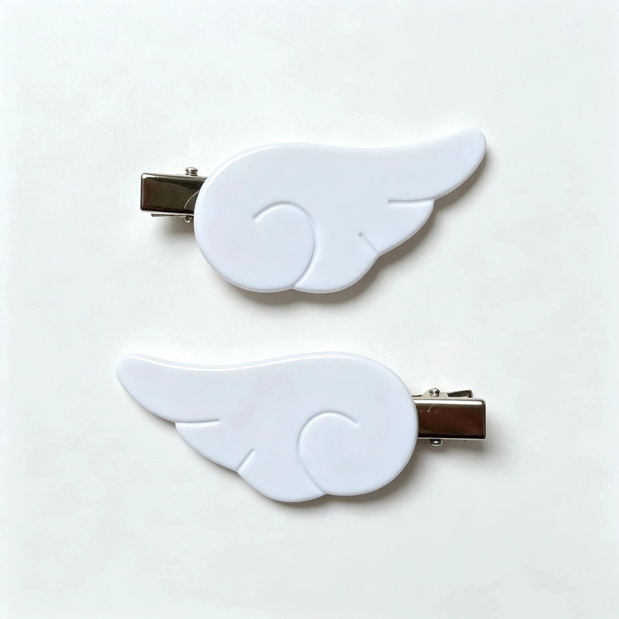 1Pair Cute Sweet Japanese Style Y2K Angel Wing Hair Clip Hairpin Barrettes Hairgrip Headdress Headwear Ornaments Accessories