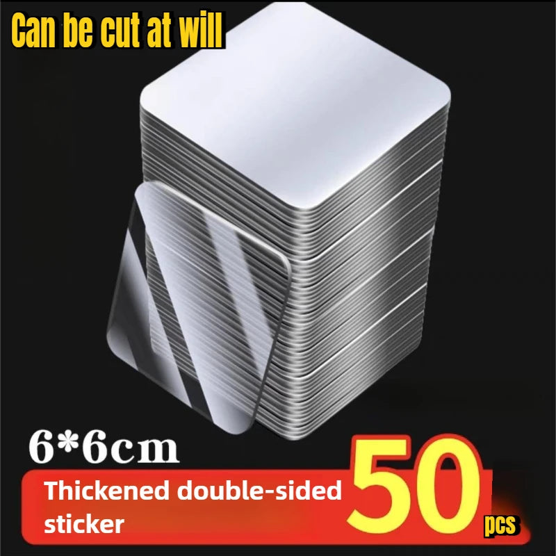 Tape Nano Reusable Super Strong Transparent Wall Stickers WaterProof Widely Used Wall close-up view