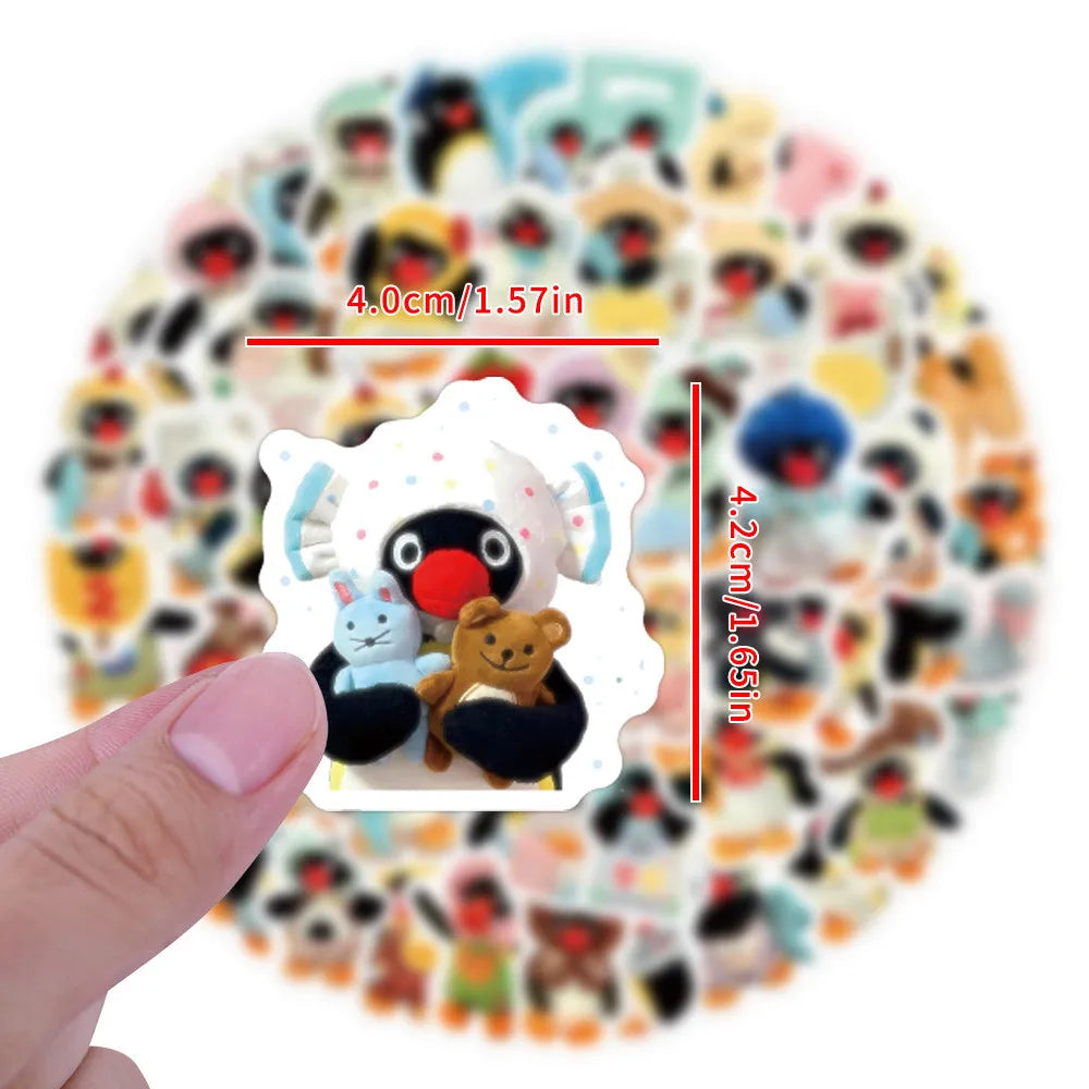 105-Piece Graffiti Stickers for Skateboard, Laptop, Water Bottle | Anime & Street Art lifestyle view