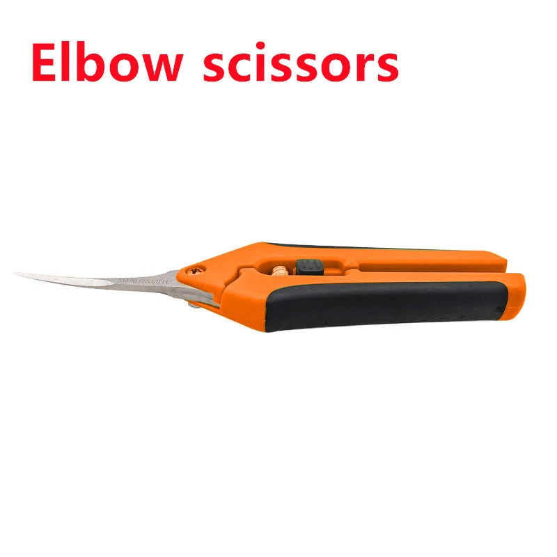 6.5 Inch Gardening Scissors Hand Pruner | Pruning Shears with Stainless Steel Blades detail view