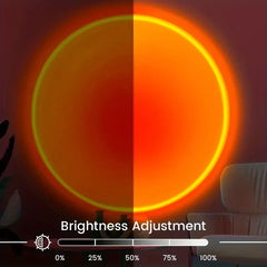 Sunset Projection Night Light with Remote | 16 Color RGB LED Mood Lamp detail view