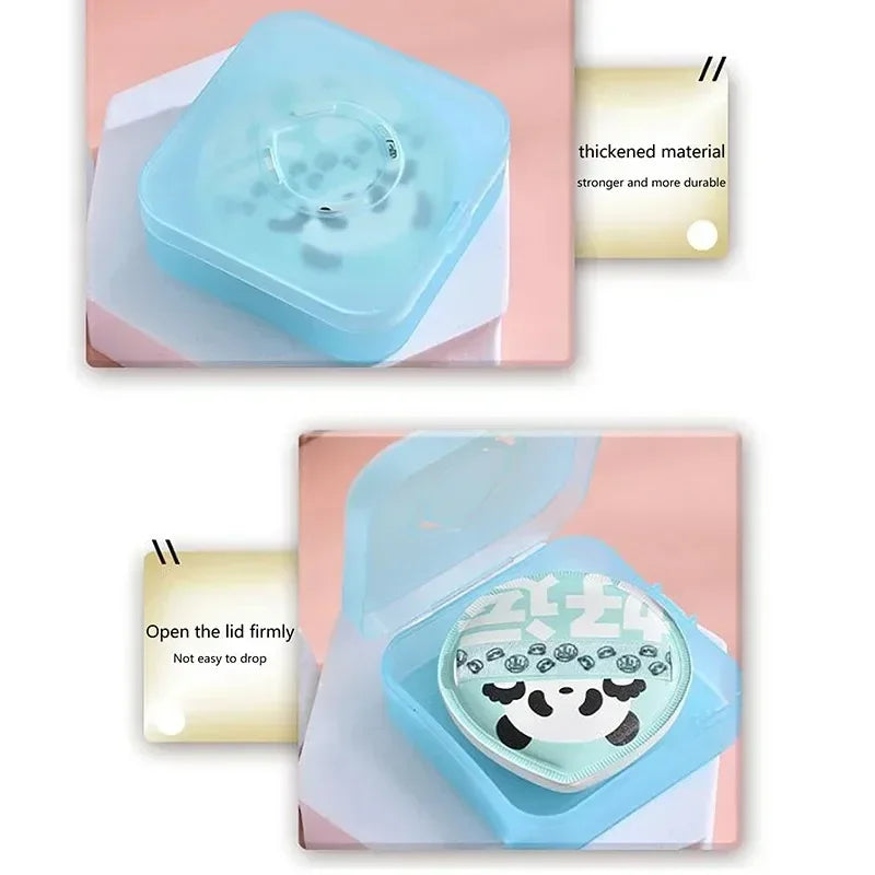 Portable Air Cushion Puff Box | Travel Makeup Sponge Case with Powder Container lifestyle view