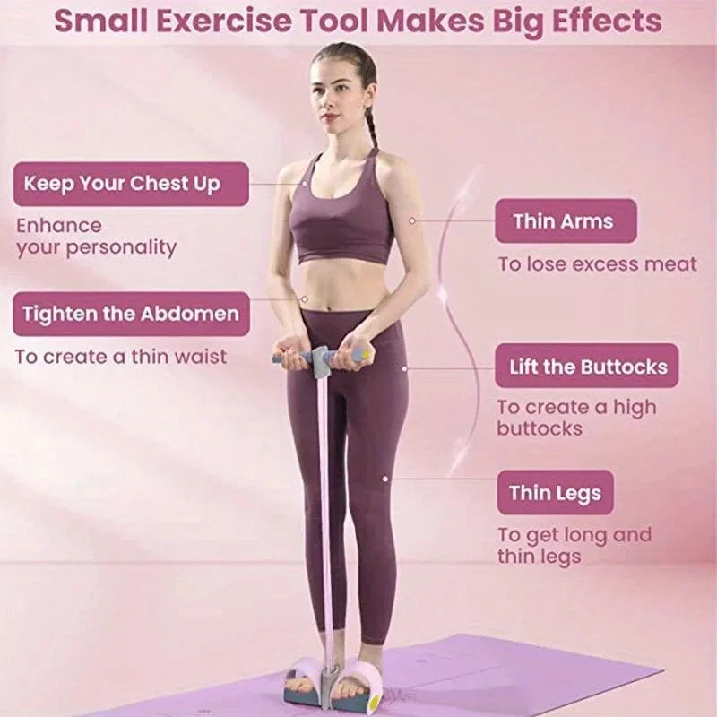 Adjustable Resistance Foot Pedal Exerciser | Home Gym Equipment for Waist Leg and Arm lifestyle view