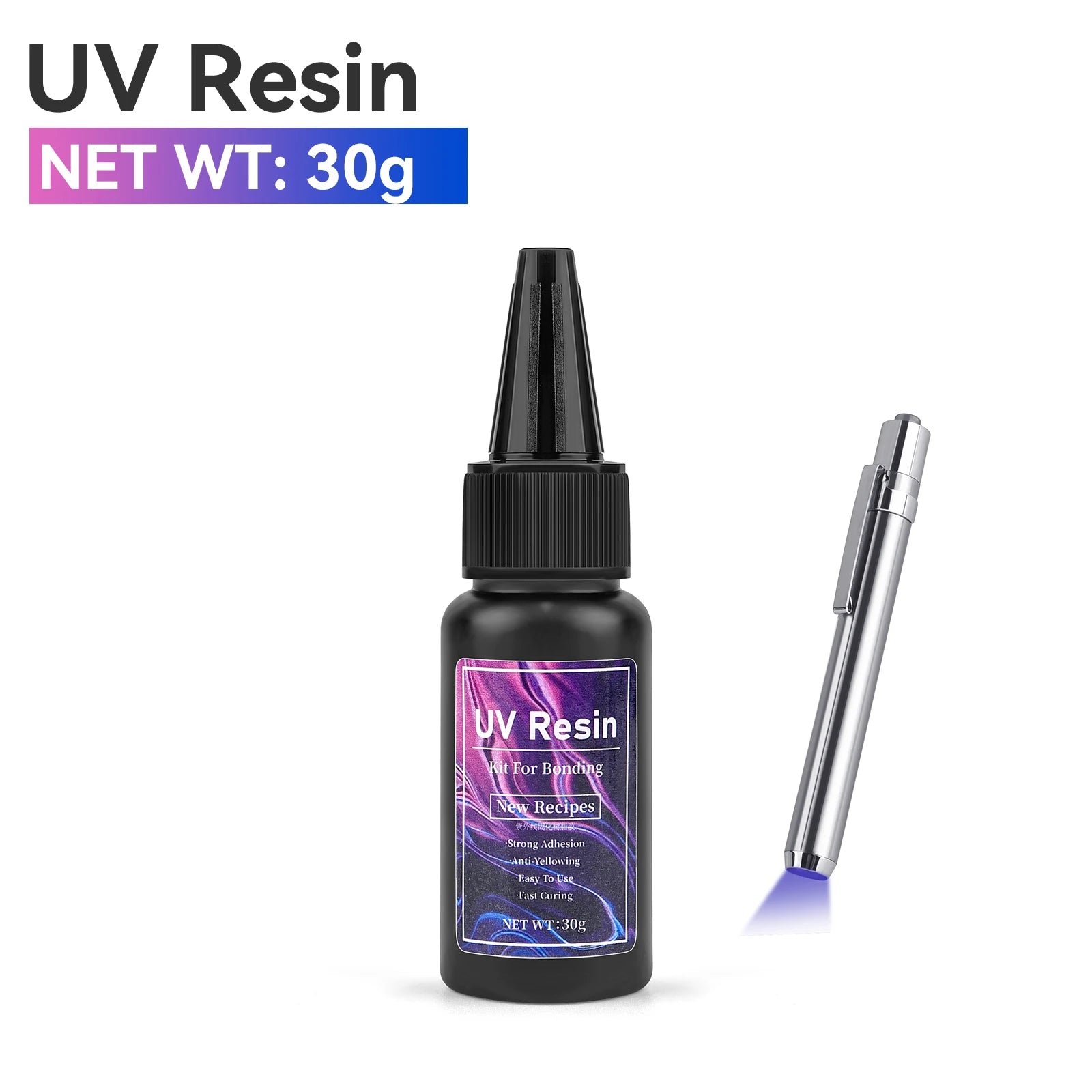UV Epoxy Resin Glue for Jewelry Making | High Transparency Fast Drying Hardness detail view