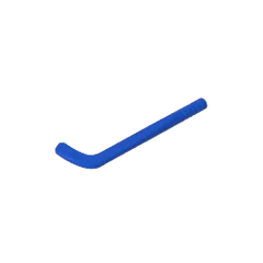 Gobricks GDS-90086 Minifig Hockey Stick | Tapered Shaft Building Block Accessory Compa close-up view