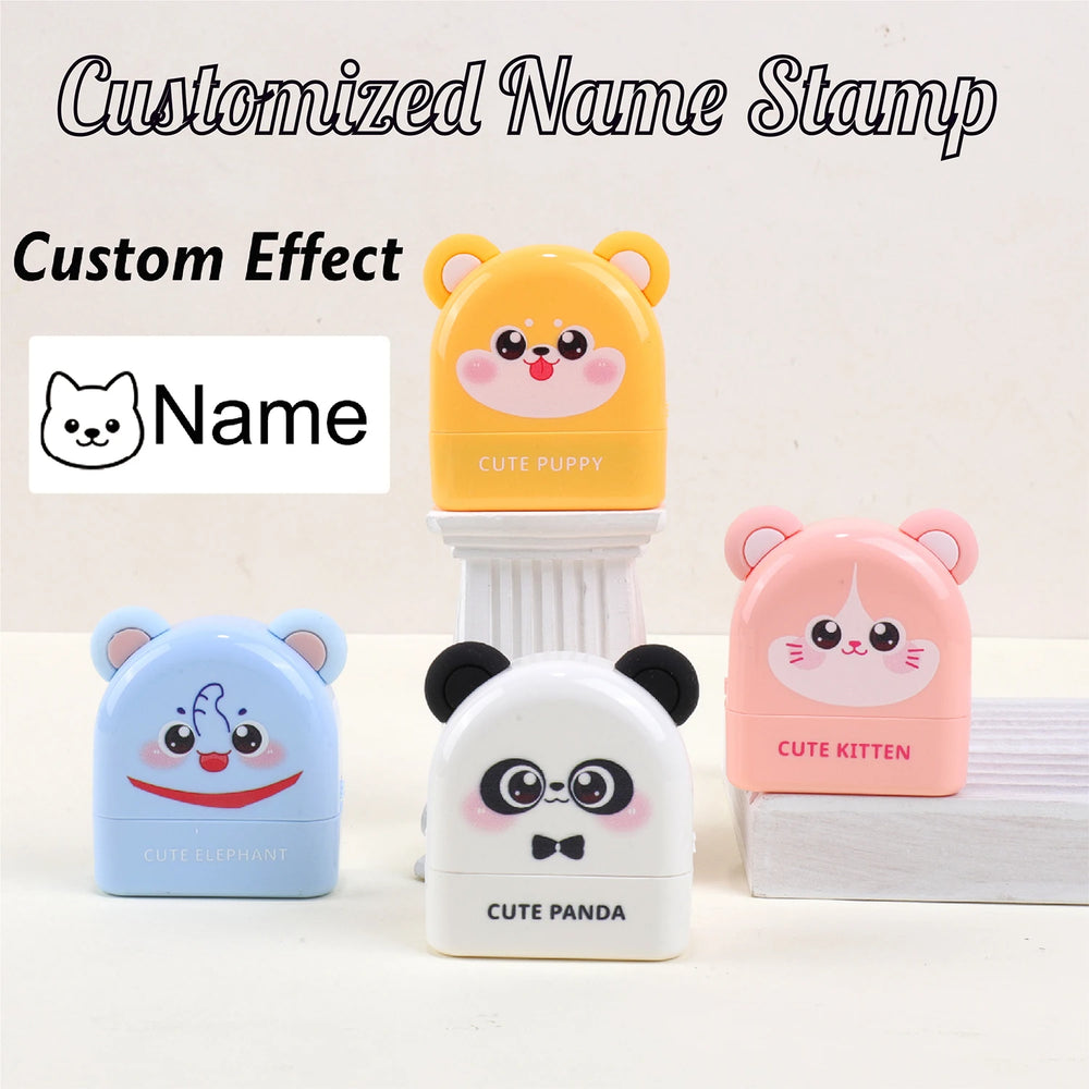 Personalized Animal Name Stamp | Custom Waterproof Clothing Label for Kids