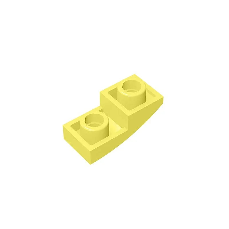 Gobricks GDS-795 Slope, Curved 2 x 1 Inverted | Compatible Building Block for DIY P additional angle