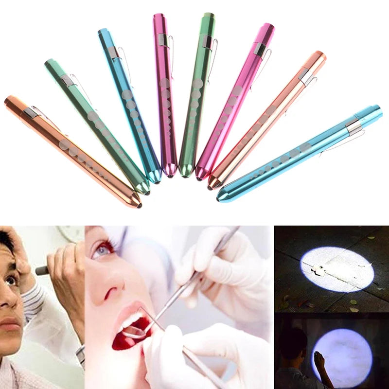 LED Medical Penlight with Pupil Gauge | Reusable Pocket Flashlight for Nurses and Doc alternate view
