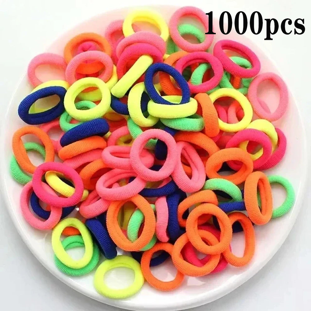 Ponytail Hold Small Hair Tie Rubber Bands Scrunchie Hair detail view