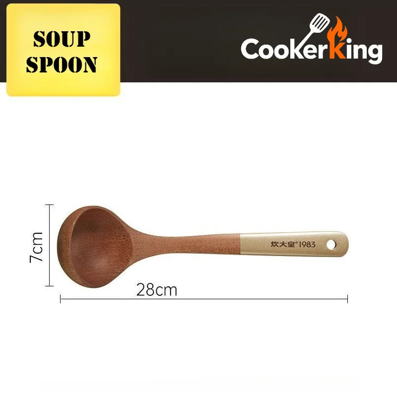 4 in 1 Cooking Tool Set | Ebony Wood Spatula and Spoon Set for Kitchen lifestyle view