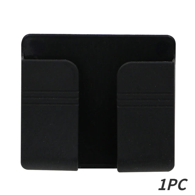 1-4pcs Wall Mounted Storage Box Multifunction Punch Free Organizer TV Remote Control DIY detail view