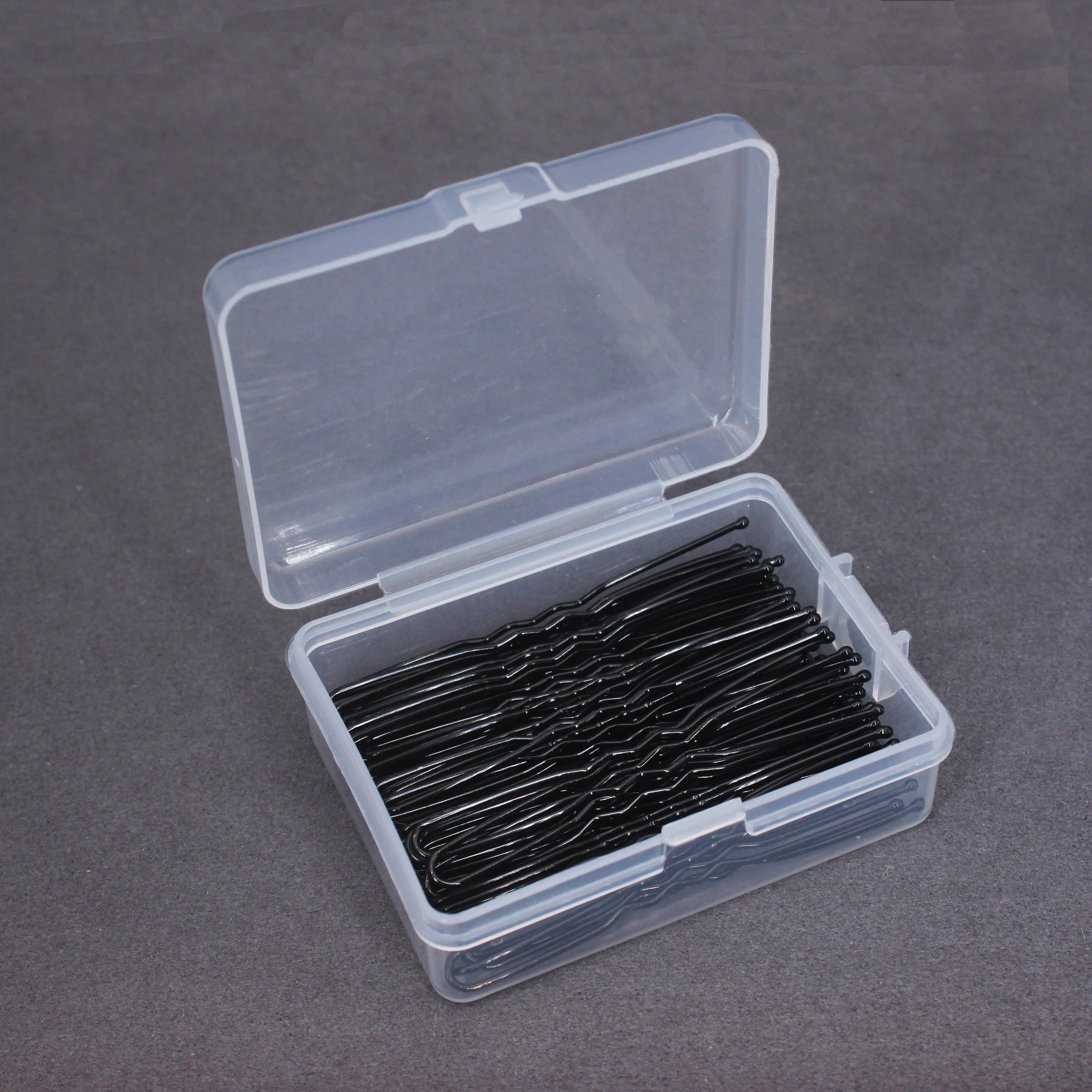 50pcs/Box Metal U Shaped Hair Clips Wedding Bridal Bobby Pins Alloy Waved Hairpins Fo alternate view