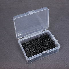 50pcs Silver Color Metal U Shaped Hair Clips Wedding Bridal Bobby Pins Alloy Waved Ha alternate view