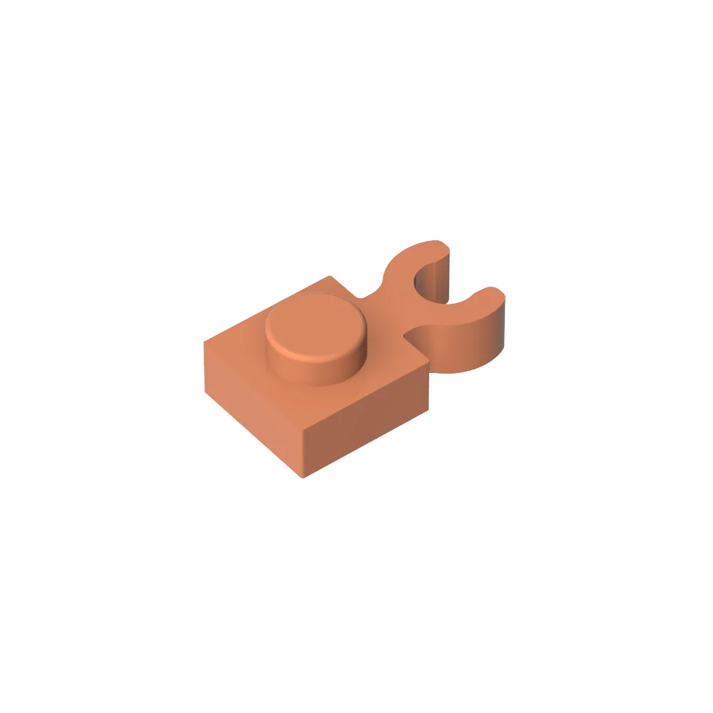 Gobrick GDS-814 PLATE 1X1 W. HOLDER | Building Block for DIY Creations detail view
