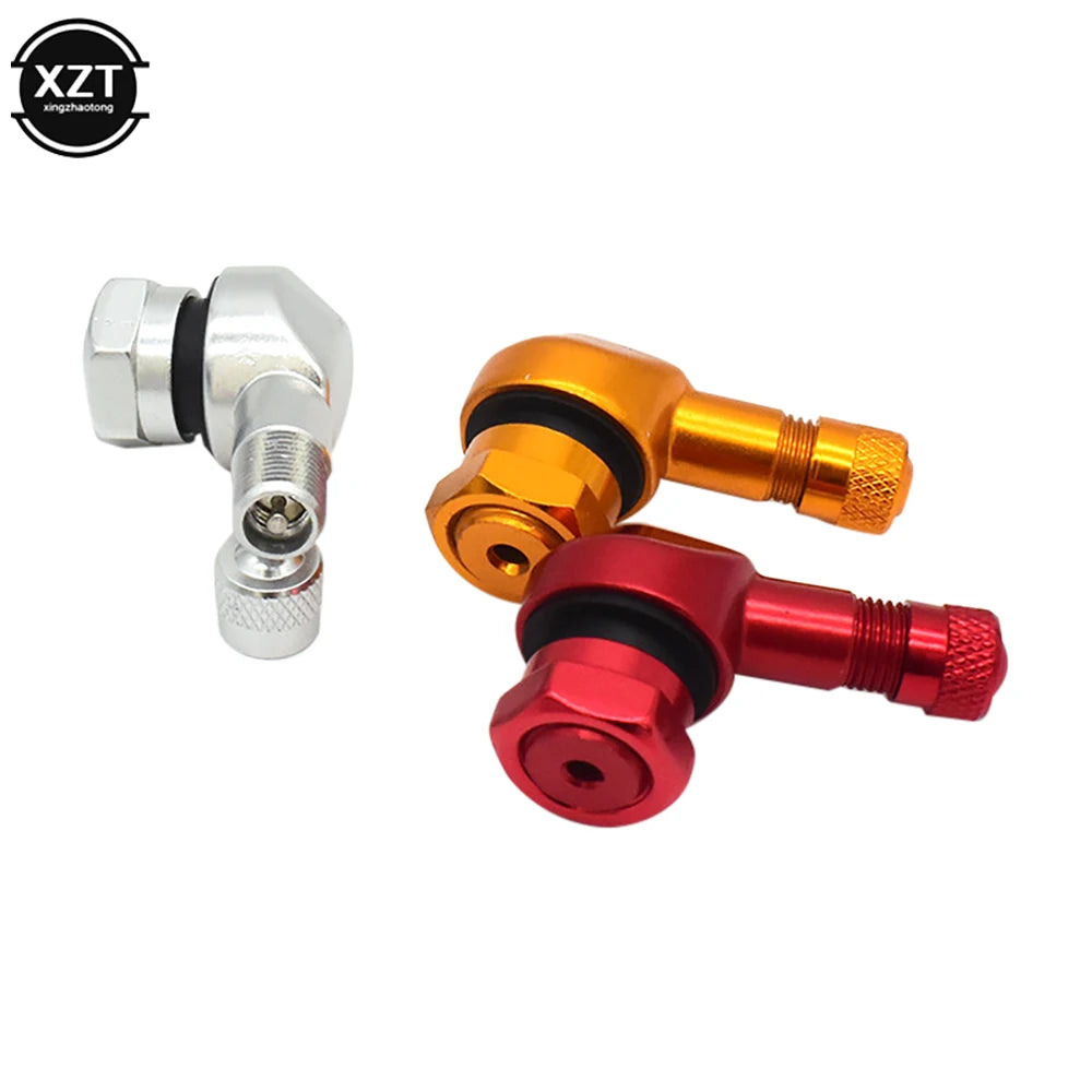 1PCS Aluminum Alloy Valve Motorcycle Rim 90 Degree Angle Motorcycle Wheel Tire Tube additional angle