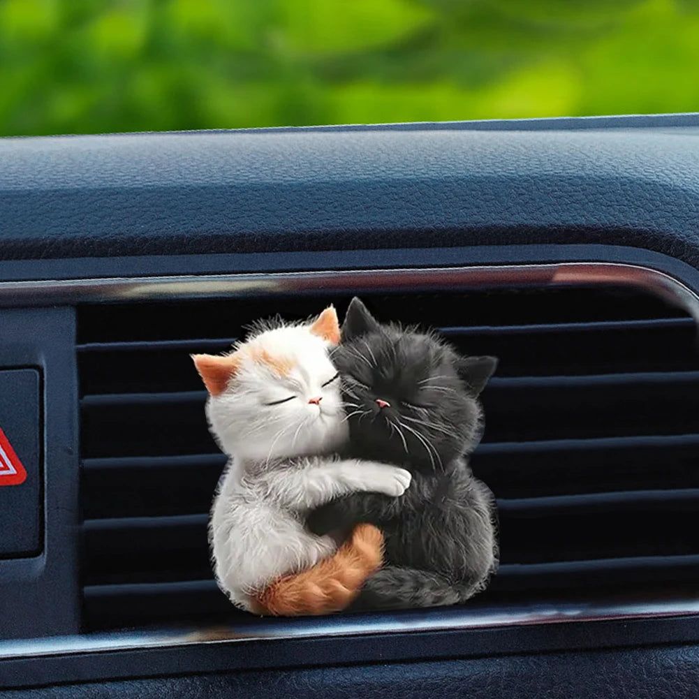 Car Cat Air Freshener Diffuser Car Air Outlet Perfume Clips Air Outlet Aroma Diffuser lifestyle view