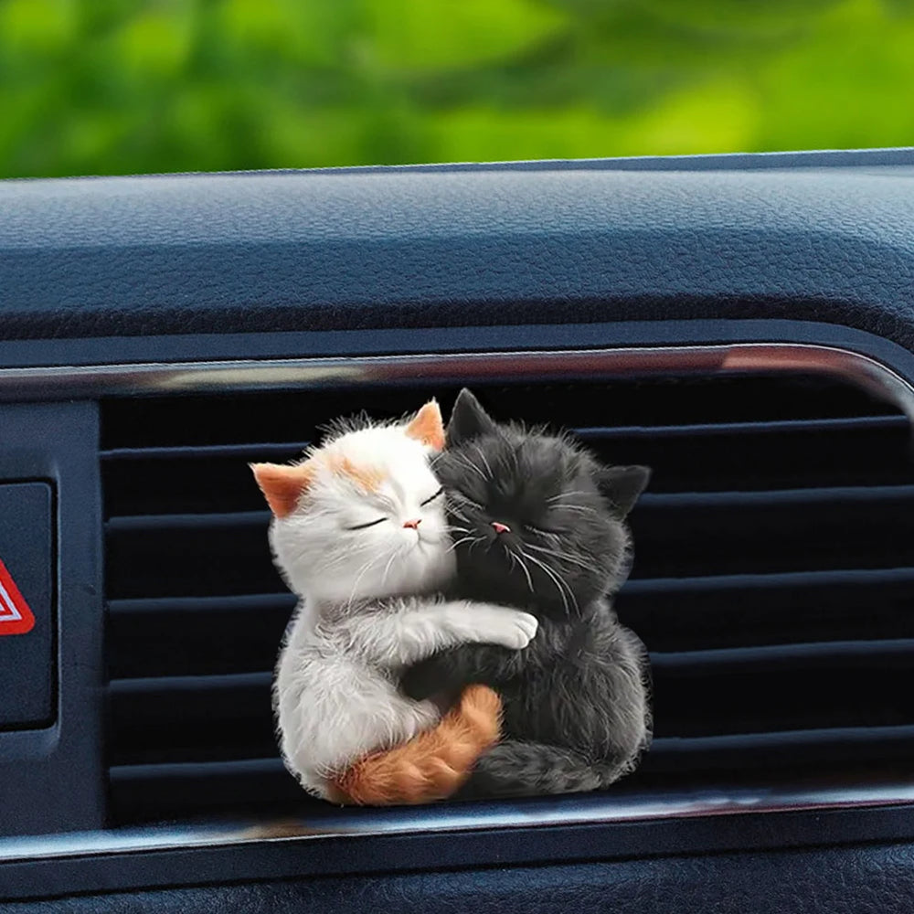 Car Cat Air Freshener Diffuser Car Air Outlet Perfume Clips Air Outlet Aroma Diffuser lifestyle view
