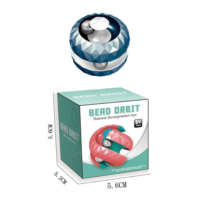 Fidget Orbit Ball | Creative Sensory Decompression Toy for Kids and Adults close-up view