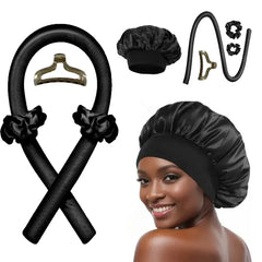 Heatless Curling Rod Set | No Heat Hair Curlers for Long Hair alternate view
