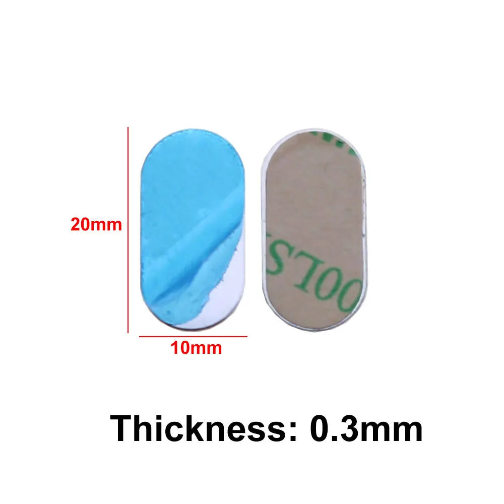 Silver Magnetic Metal Plate for Phone Holder 10 Pcs
