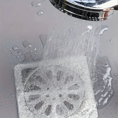 Floor Drain Sticker, Insect-proof Self-adhesive Bathroom Hair Filter Net, Sewer Filter close-up view