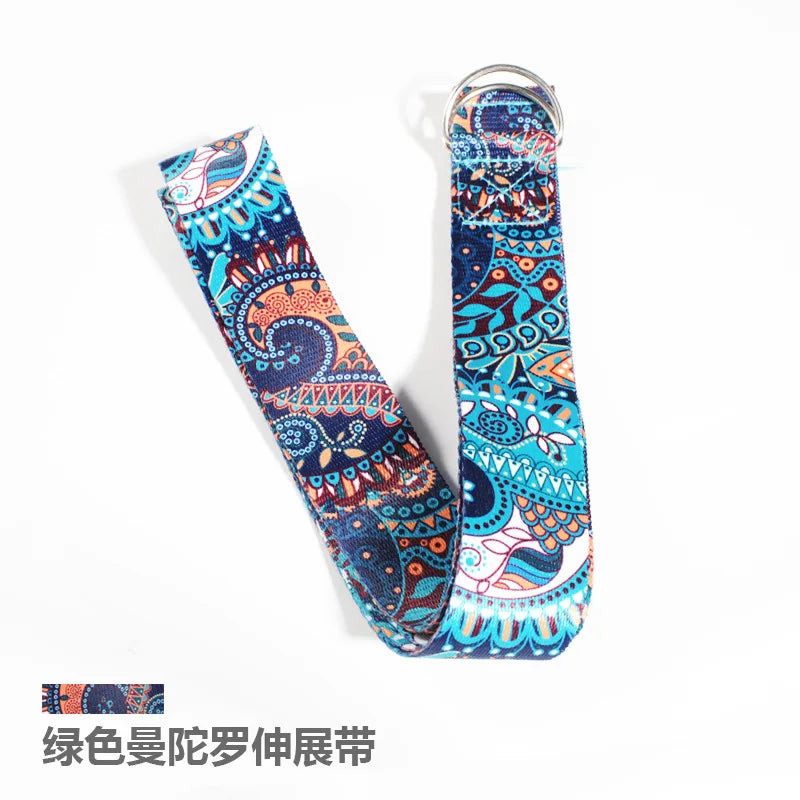 Vintage Yoga Strap 2.5M | Cotton Stretching Band for Dance and Fitness detail view