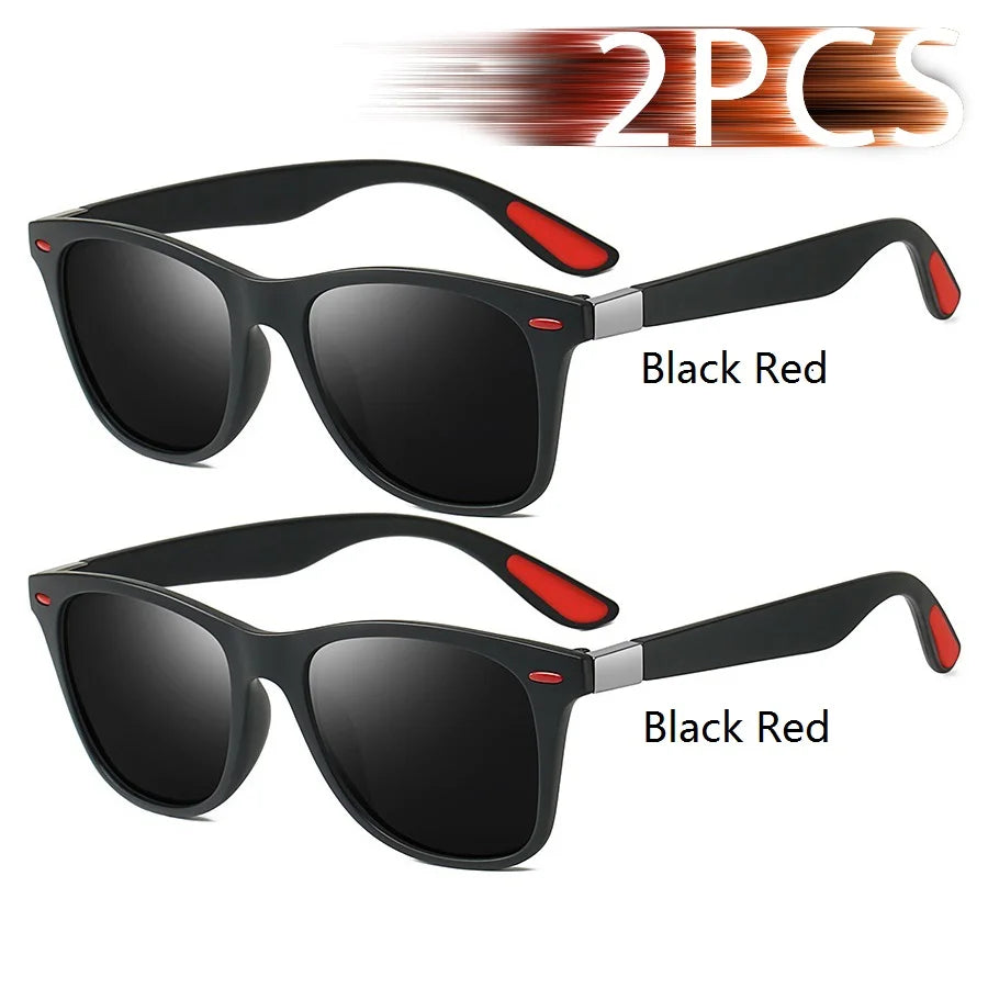 Square Unisex Driving Fishing Sunglasses Men Women Brand Designer Sun Glasses Anti-Glare detail view