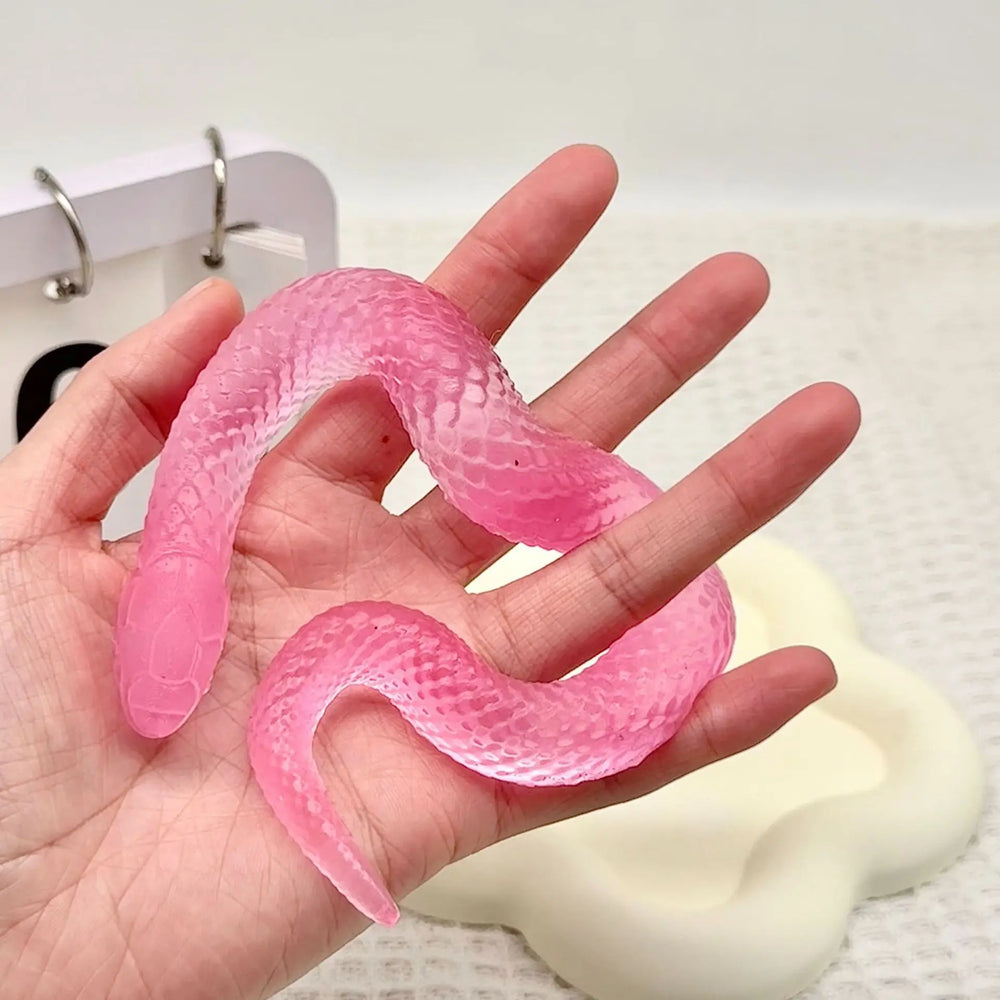 Squishy Snake Stress Ball | Stretchy Fidget Toy for Anxiety Relief and Hand Therapy additional angle