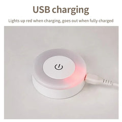 Round Led Wall Lamp | Rechargeable Night Light with Touch Switch, Dimmable, Magnetic Boo detail view