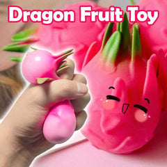 Funny Dragon Fruit Squeeze Ball | Simulation Fruit Squishy Fidget Sensory Toy alternate view