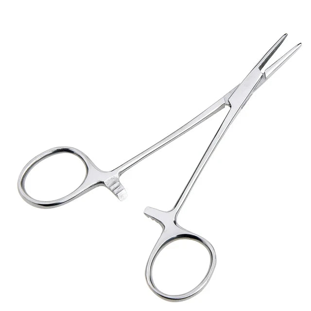 1pc Stainless Steel Hemostatic Forceps Surgical Forceps Tool Hemostat Locking Clamps For detail view