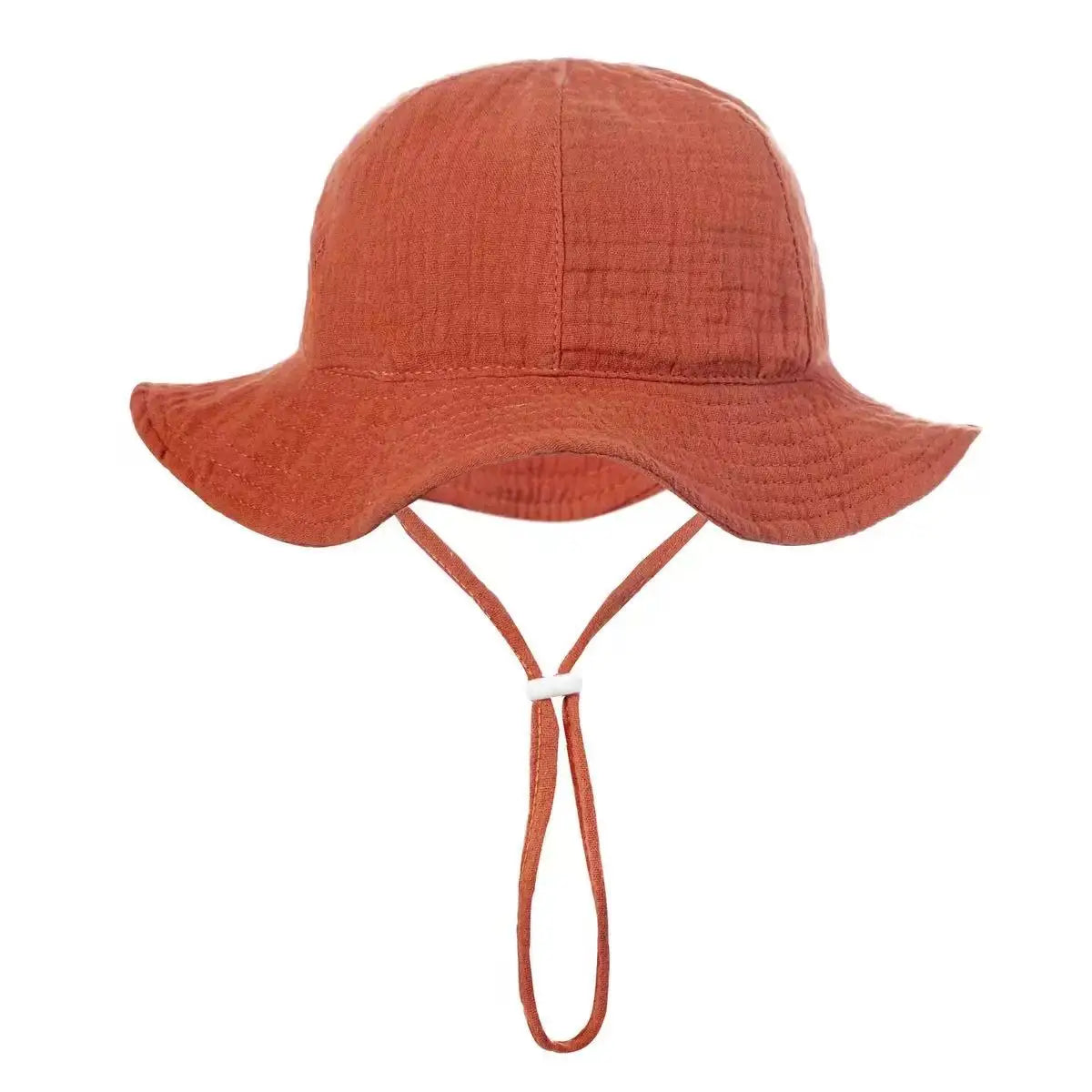 Baby Cotton Bucket Hat | Unisex Sun Protection Hat for Infants 3-12 Months additional angle